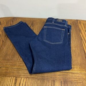Men's Straight Jeans in Dark Blue